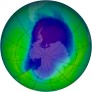 Antarctic Ozone 2008-10-22